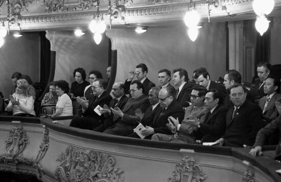 Singapore's Foreign Minister Sinnathamby Rajaratnam visits the USSR