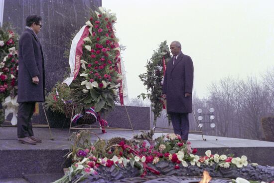 Singapore's Foreign Minister Sinnathamby Rajaratnam visits the USSR