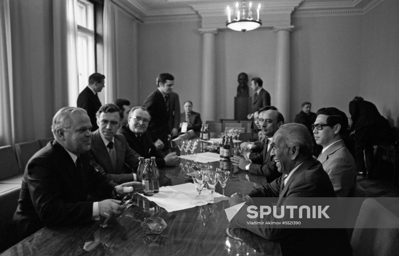 Singapore's Foreign Minister Sinnathamby Rajaratnam visits the USSR