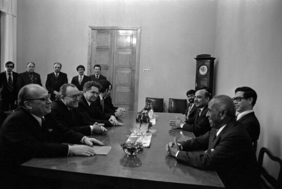Minister for Foreign Affairs of Singapore Sinnathamby Rajaratnam visits USSR