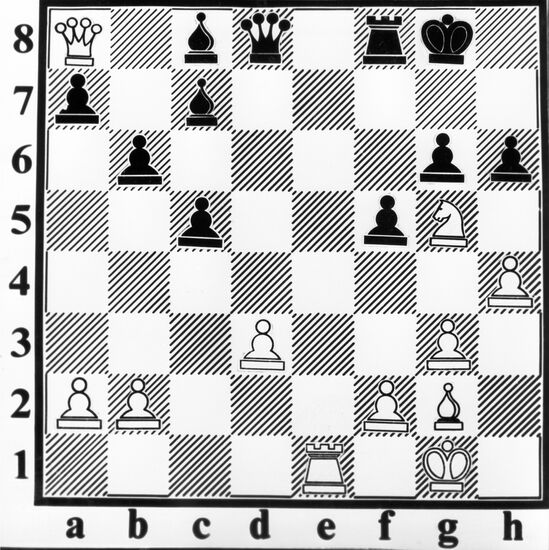 Chess game position from 64-Chess Review