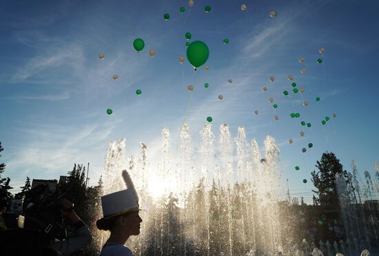 Singing fountain park opens in Kaliningrad