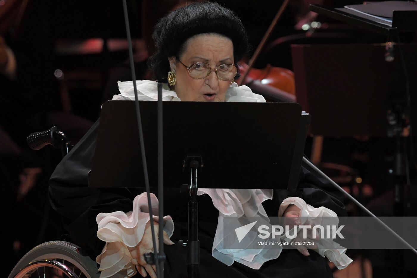 Montserrat Caballe's concert in Kremlin