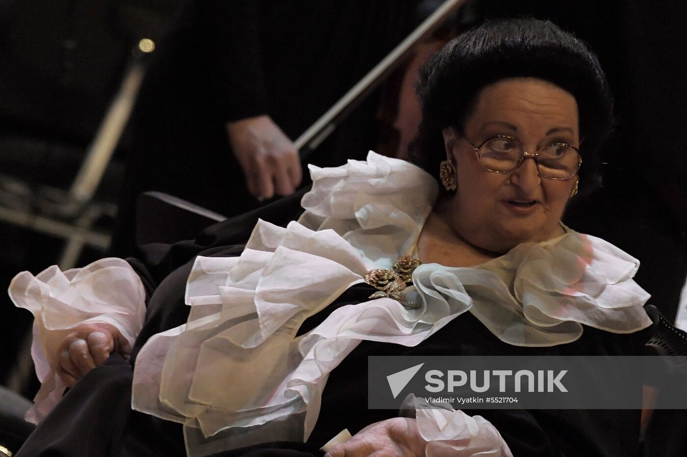 Montserrat Caballe's concert in Kremlin