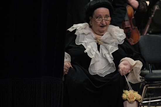 Montserrat Caballe's concert in Kremlin