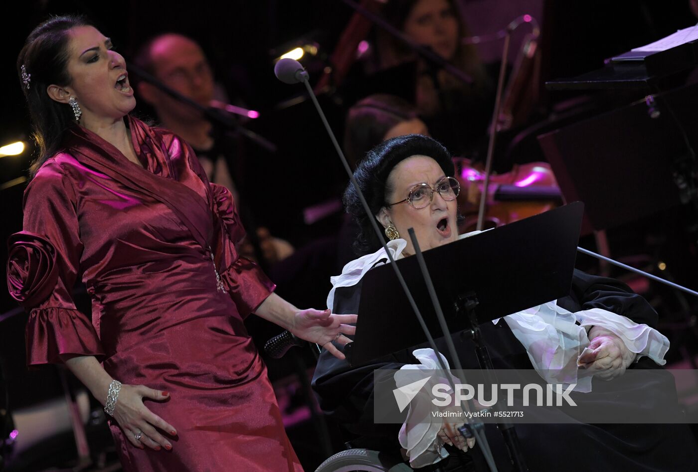 Montserrat Caballe's concert in Kremlin