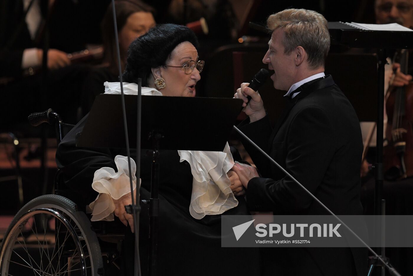 Montserrat Caballe's concert in Kremlin