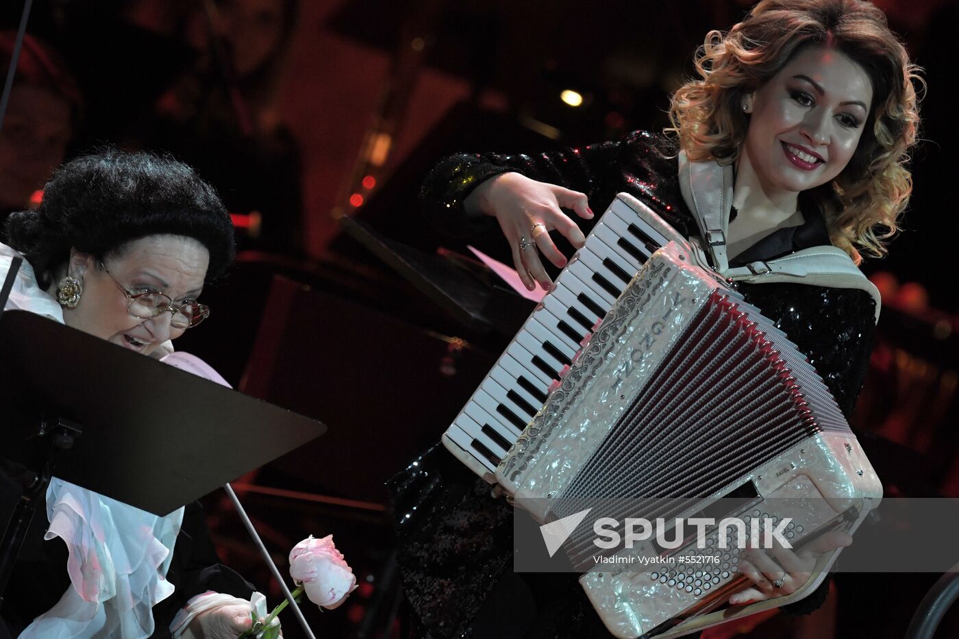 Montserrat Caballe's concert in Kremlin