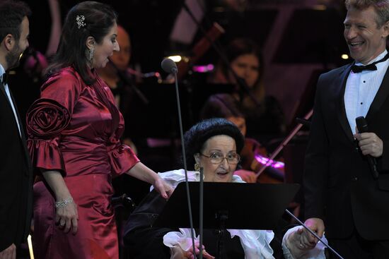 Montserrat Caballe's concert in Kremlin