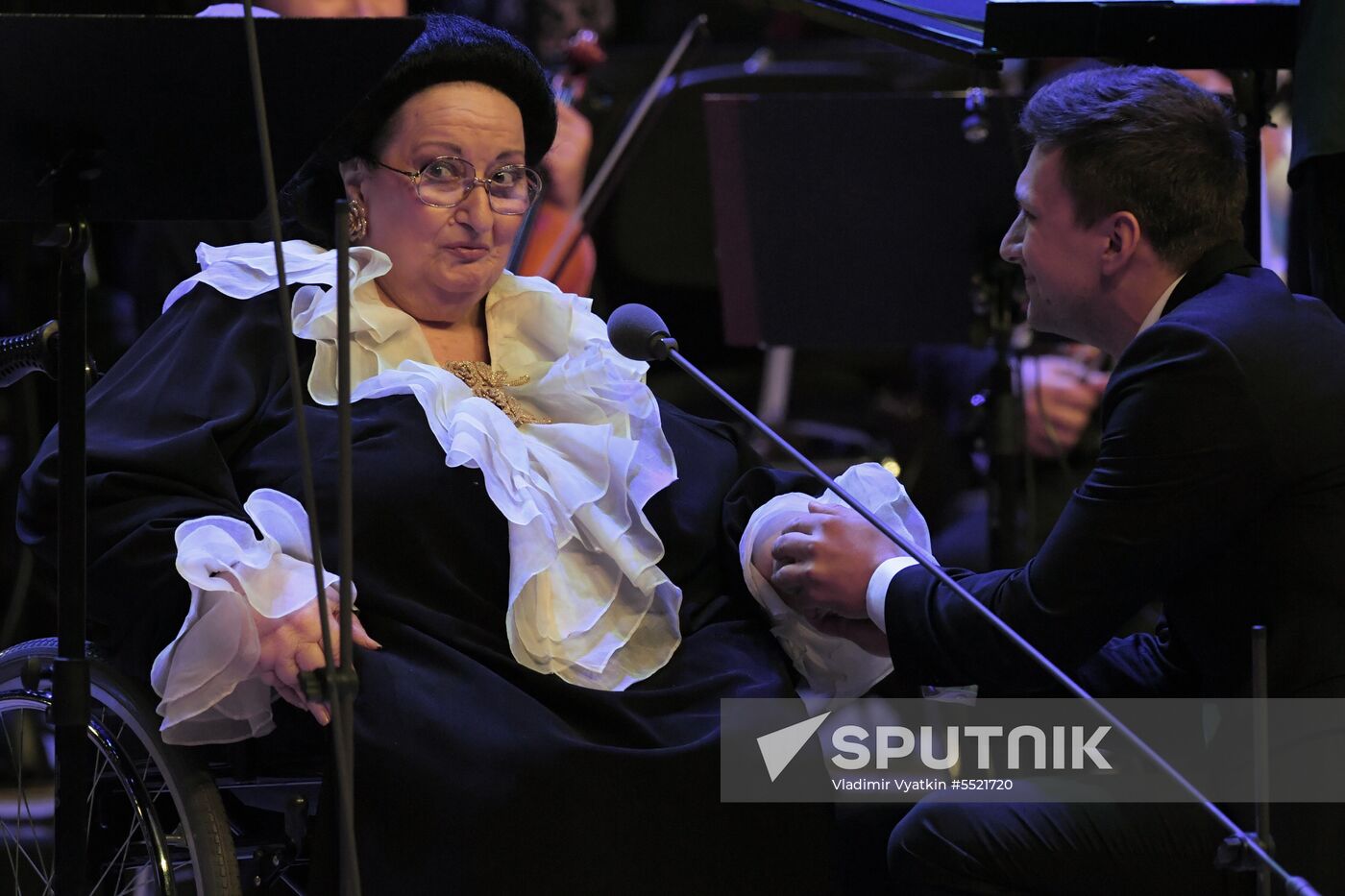 Montserrat Caballe's concert in Kremlin