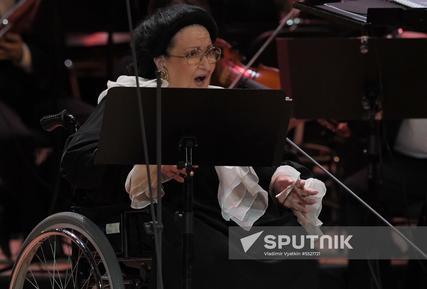 Montserrat Caballe's concert in Kremlin