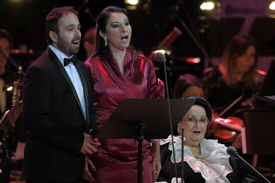 Montserrat Caballe's concert in Kremlin
