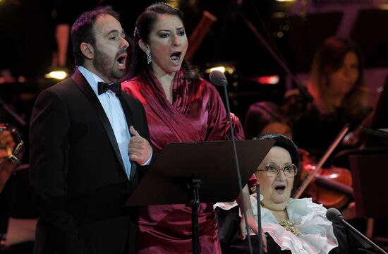 Montserrat Caballe's concert in Kremlin