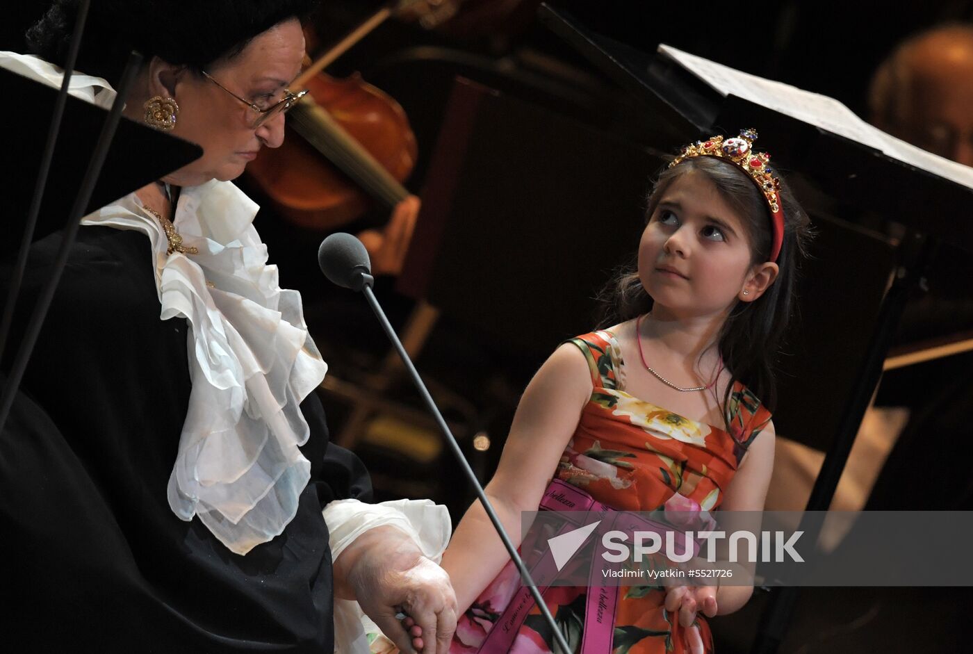 Montserrat Caballe's concert in Kremlin