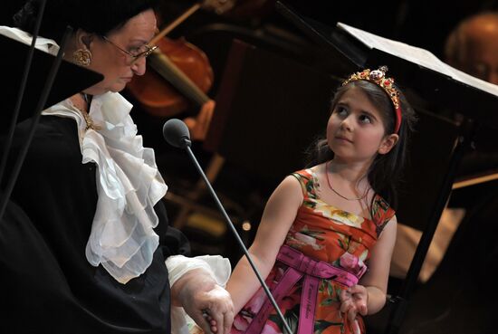 Montserrat Caballe's concert in Kremlin