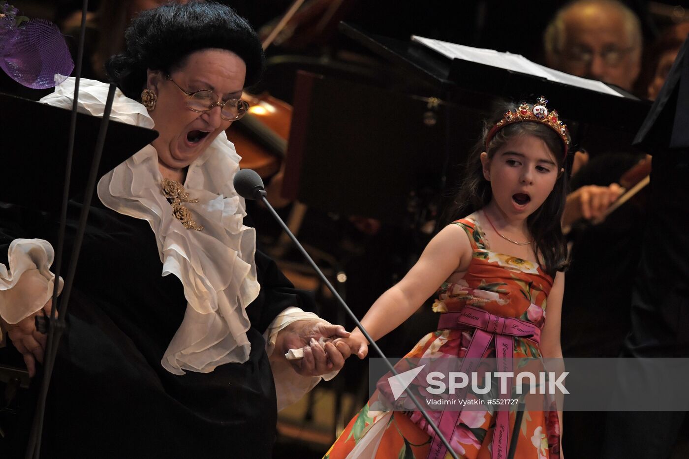 Montserrat Caballe's concert in Kremlin