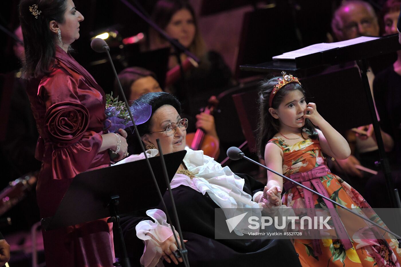 Montserrat Caballe's concert in Kremlin