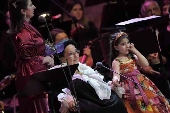 Montserrat Caballe's concert in Kremlin