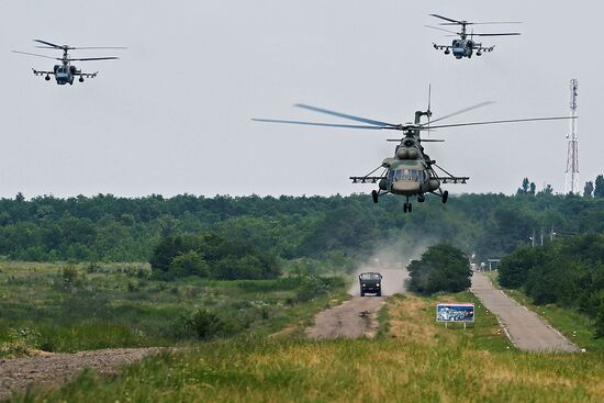 Special tactic drill in Southern Military District