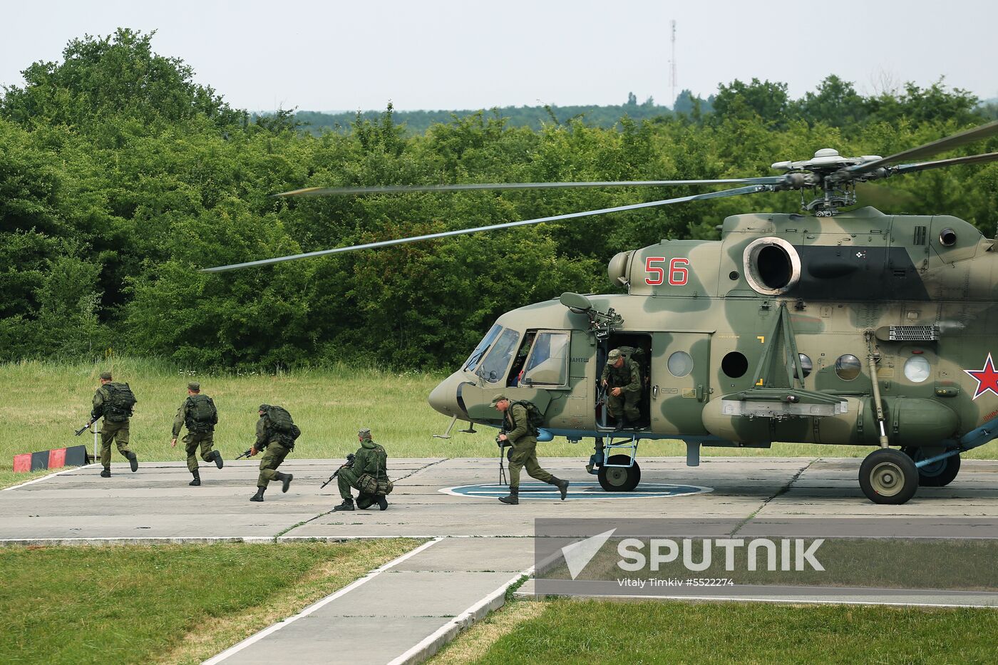 Special task troops of the Southern Military District during a special tactic drill held in the Krasnodar Territory. Location: Russia, Krasnodar region. Author: Vitaly Timkiv/Sputnik. Special tactic drill in Southern Military District
