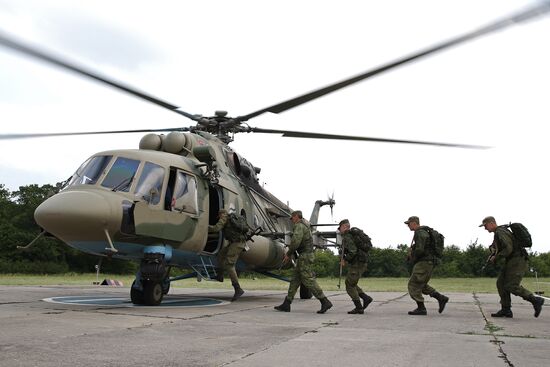 Special tactic drill in Southern Military District