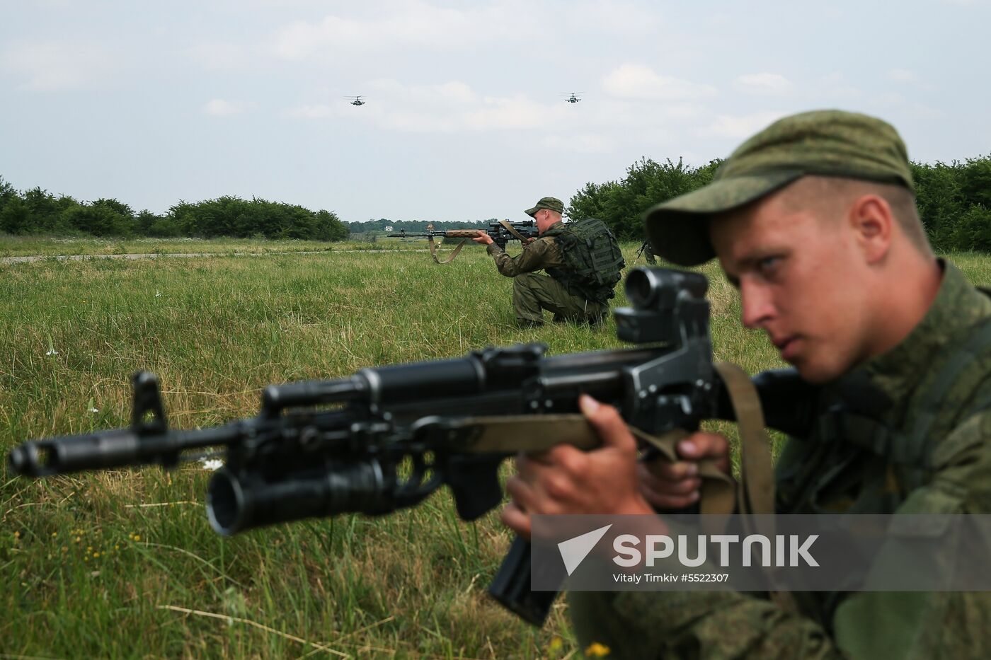Special tactic drill in Southern Military District