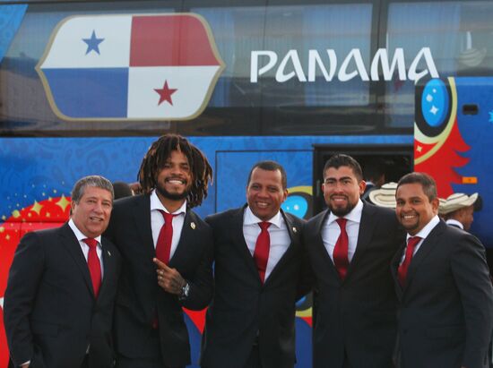 Russia World Cup Panama Arrival