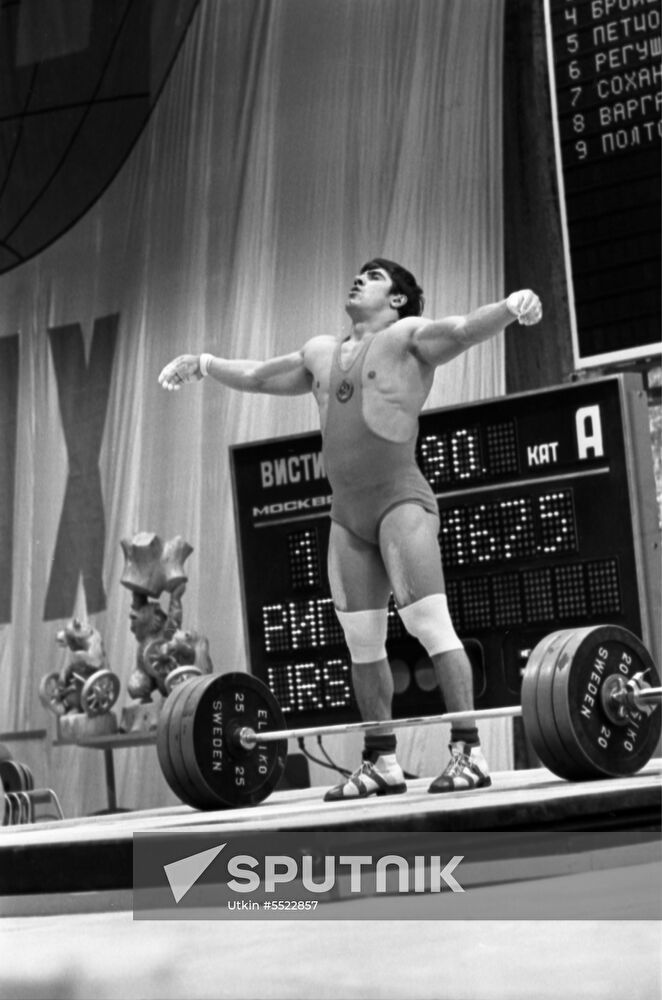 Weight-lifter David Rigert