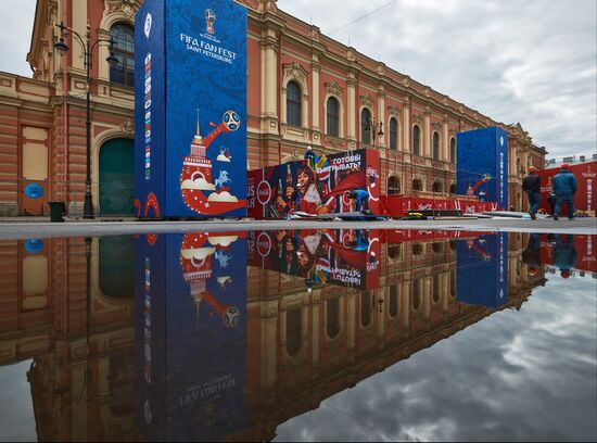 Russia World Cup Preparations  St. Petersburg