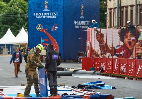Russia World Cup Preparations  St. Petersburg
