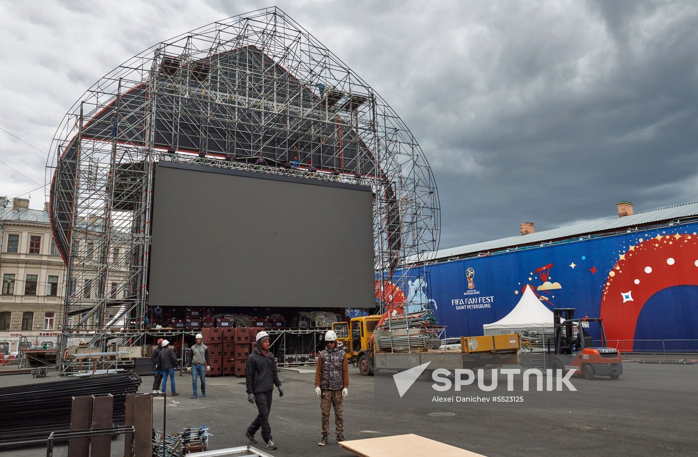 Russia World Cup Preparations  St. Petersburg