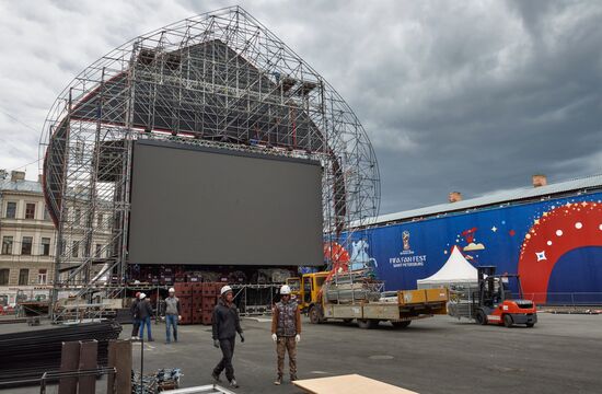 Russia World Cup Preparations  St. Petersburg