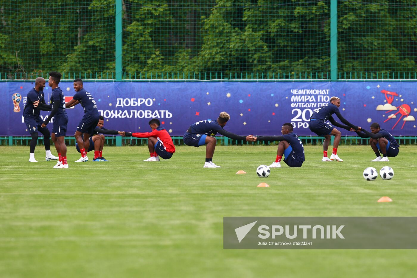 Russia World Cup Panama Training