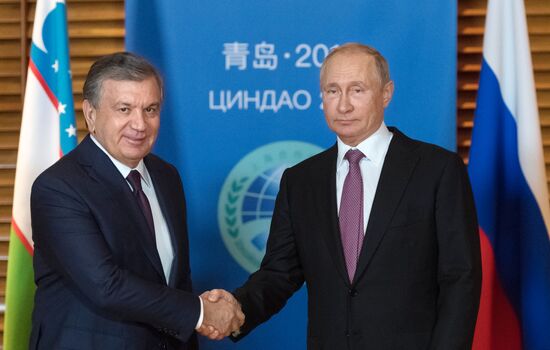 President Vladimir Putin at SCO Summit in China