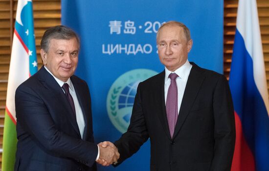 President Vladimir Putin at SCO Summit in China