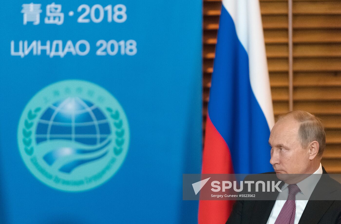 President Vladimir Putin at SCO Summit in China