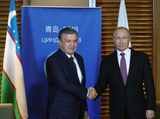 President Vladimir Putin at SCO Summit in China