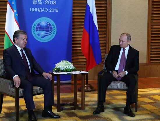 President Vladimir Putin at SCO Summit in China