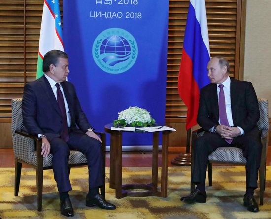 President Vladimir Putin at SCO Summit in China