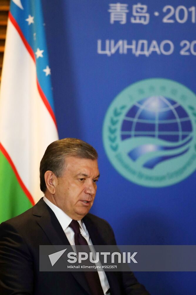 President Vladimir Putin at SCO Summit in China