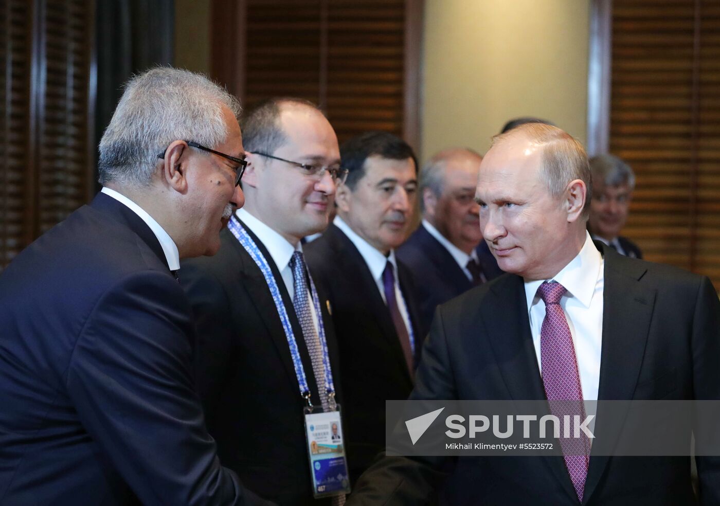 President Vladimir Putin at SCO Summit in China