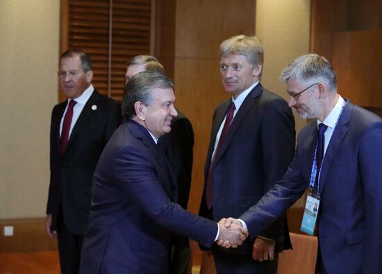 President Vladimir Putin at SCO Summit in China