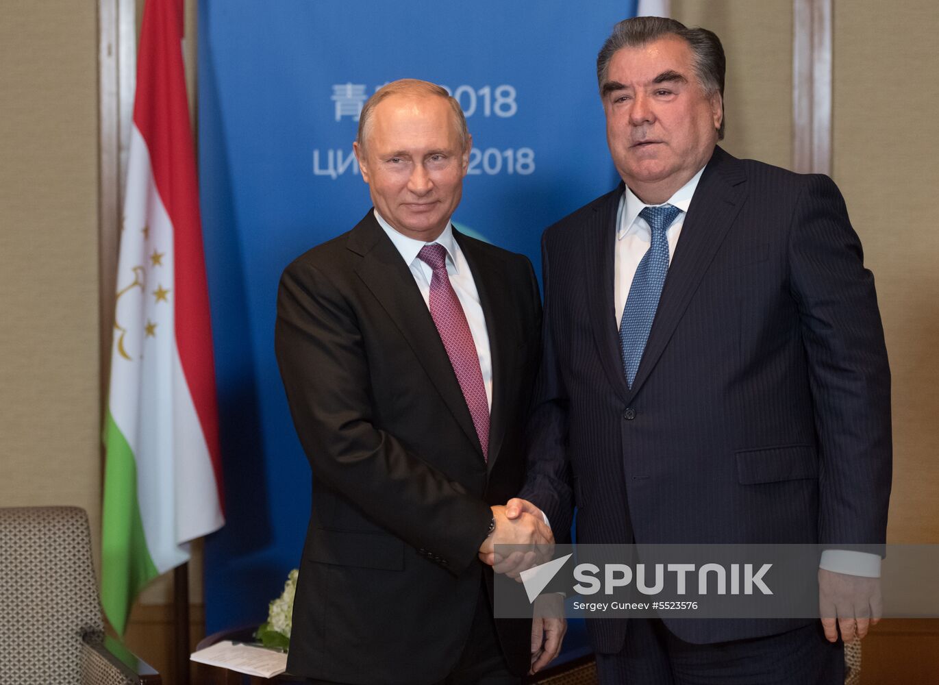 President Vladimir Putin at SCO Summit in China