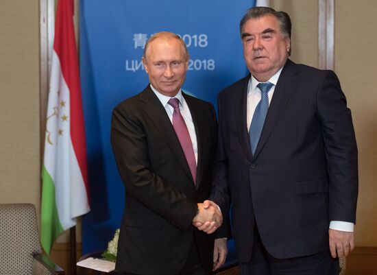 President Vladimir Putin at SCO Summit in China