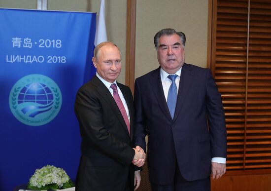 President Vladimir Putin at SCO Summit in China