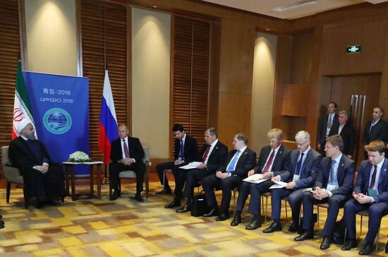 President Vladimir Putin at SCO Summit in China