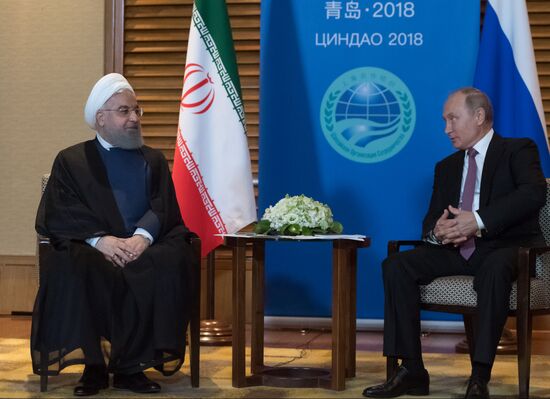 President Vladimir Putin at SCO Summit in China