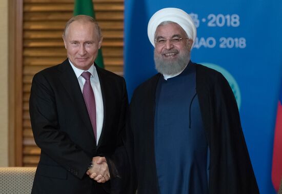 President Vladimir Putin at SCO Summit in China