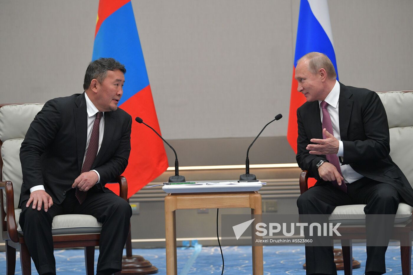 President Vladimir Putin at SCO Summit in China