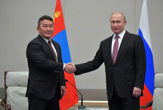 President Vladimir Putin at SCO Summit in China